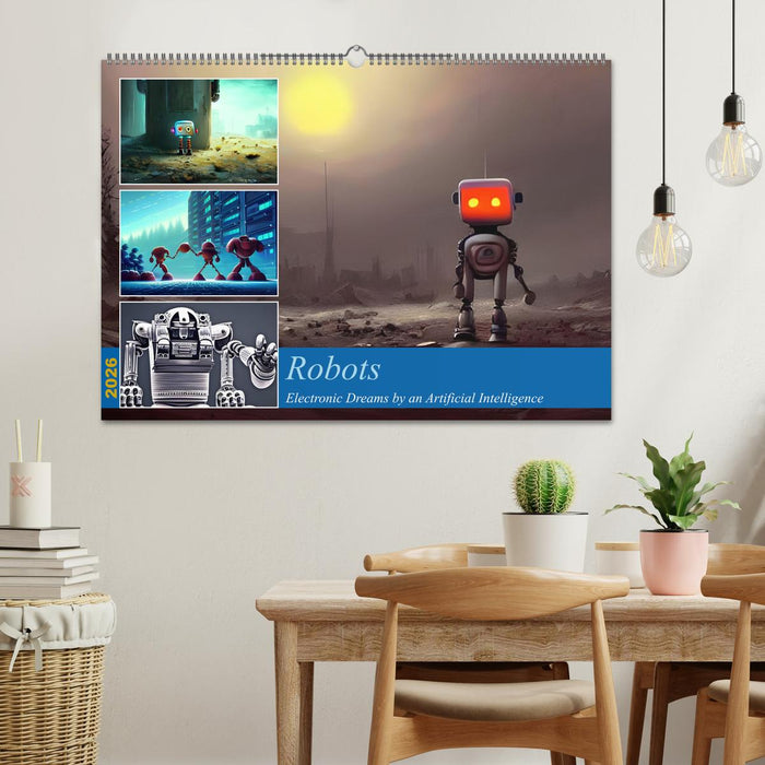 Robots (CALVENDO Monthly Calendar 2026)