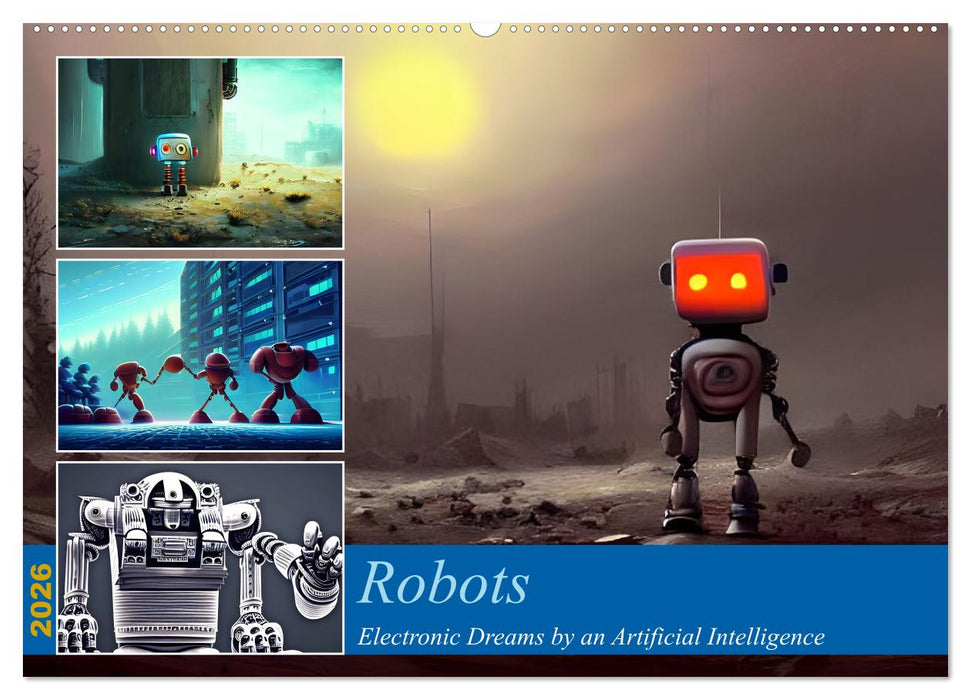 Robots (CALVENDO Monthly Calendar 2026)