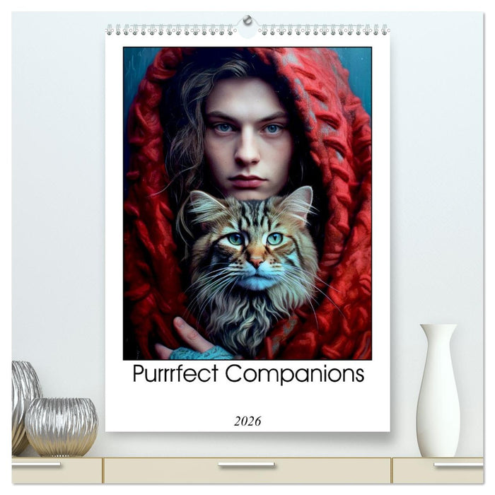 Purrrfect Companions (CALVENDO Premium-Calendar 2026)