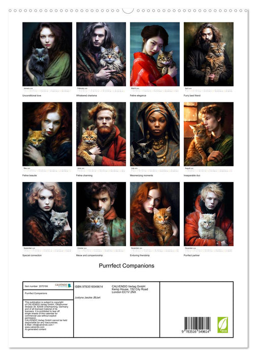 Purrrfect Companions (CALVENDO Premium-Calendar 2026)