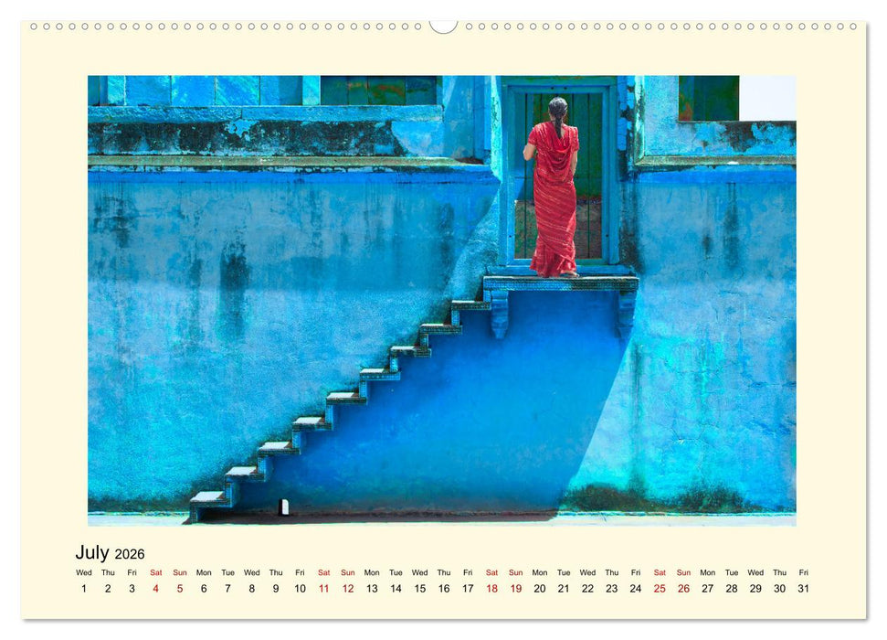 Great impressions of INDIA featuring awesome pictures (CALVENDO Premium-Calendar 2026)