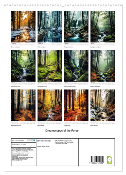 Dreamscapes of the Forest (CALVENDO Premium-Calendar 2026)