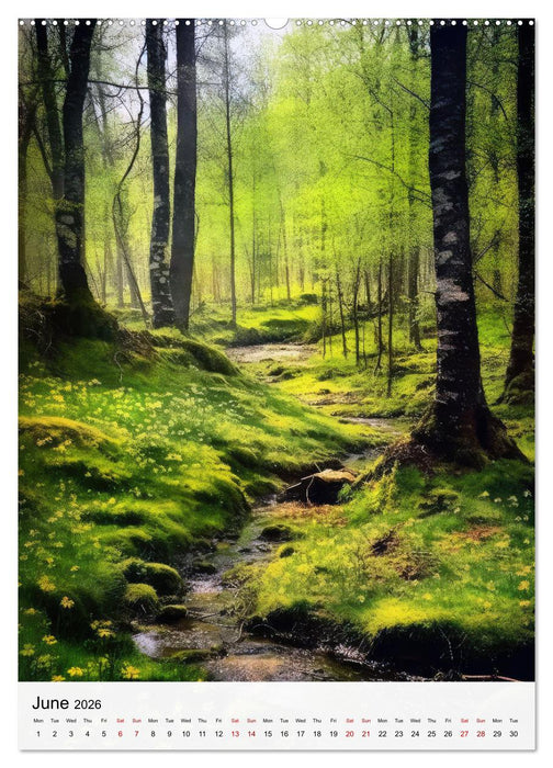 Dreamscapes of the Forest (CALVENDO Premium-Calendar 2026)
