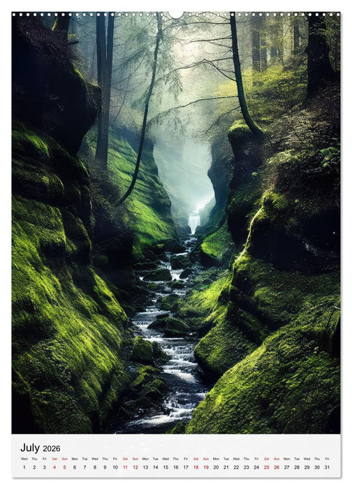 Dreamscapes of the Forest (CALVENDO Premium-Calendar 2026)