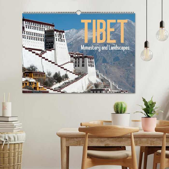 Tibet Monastery and landscapes (CALVENDO Monthly Calendar 2026)