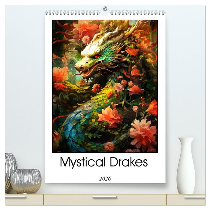 Mystical Drakes (CALVENDO Premium-Calendar 2026)