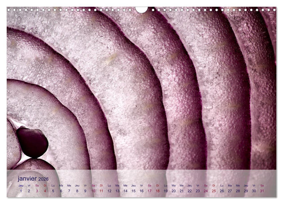 Cœur de fruits cœur de légumes (CALVENDO Calendrier mensuel 2026)