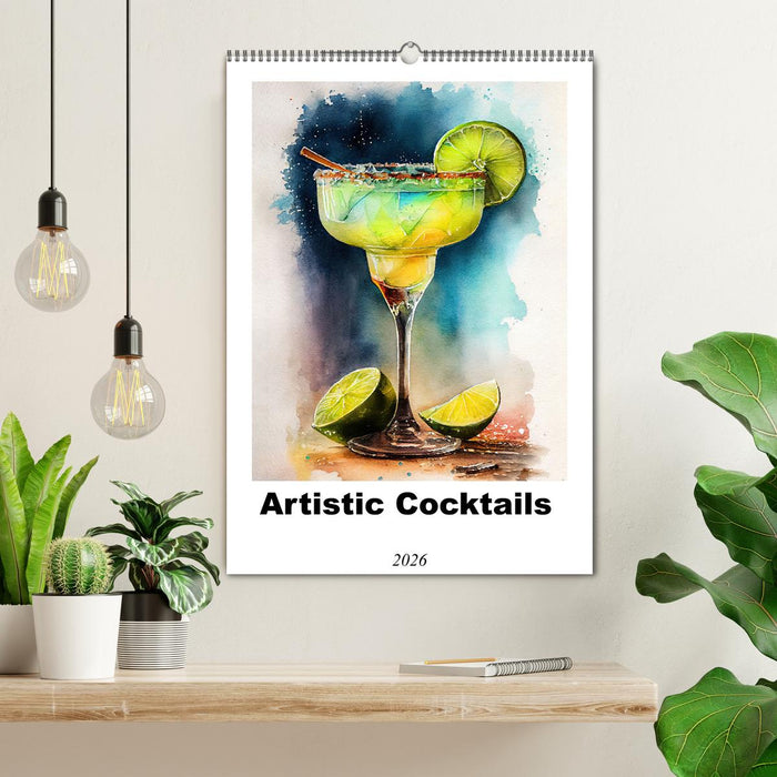 Artistic cocktails (CALVENDO Monthly Calendar 2026)
