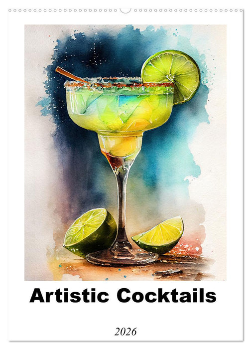 Artistic cocktails (CALVENDO Monthly Calendar 2026)