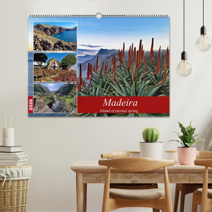 Madeira island of eternal spring (CALVENDO Monthly Calendar 2026)