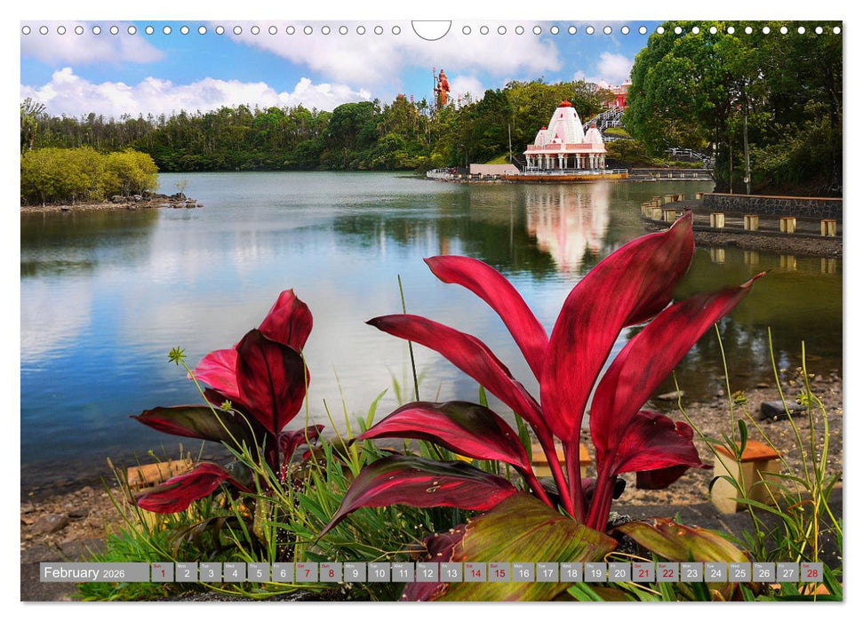 Mauritius A Tropical Paradise in The Indian Ocean (CALVENDO Monthly Calendar 2026)