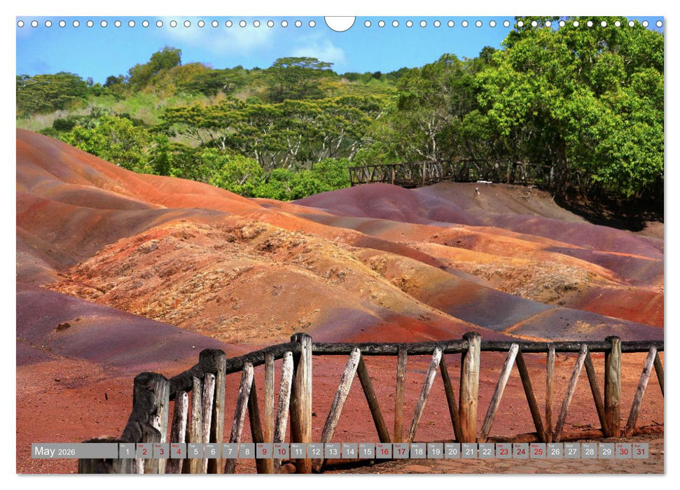 Mauritius A Tropical Paradise in The Indian Ocean (CALVENDO Monthly Calendar 2026)