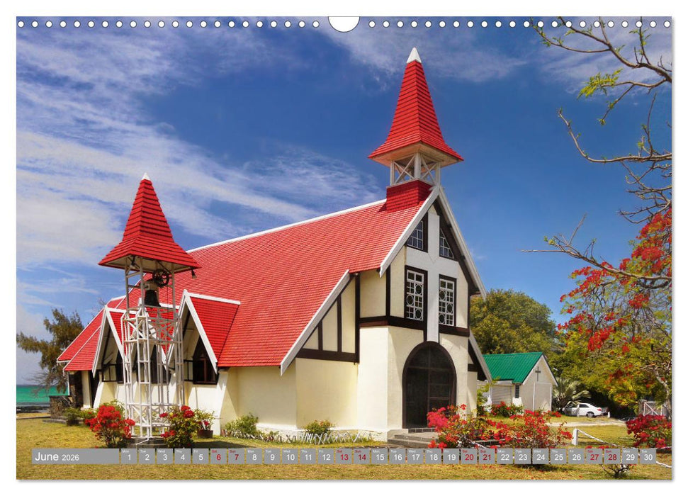 Mauritius A Tropical Paradise in The Indian Ocean (CALVENDO Monthly Calendar 2026)