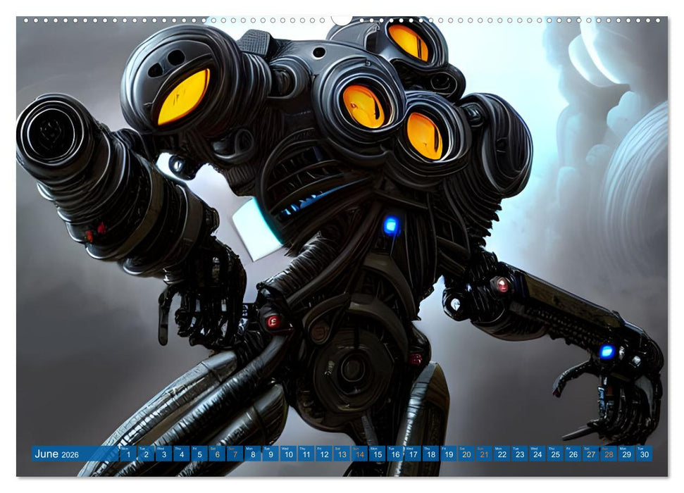 Robots (CALVENDO Premium-Calendar 2026)