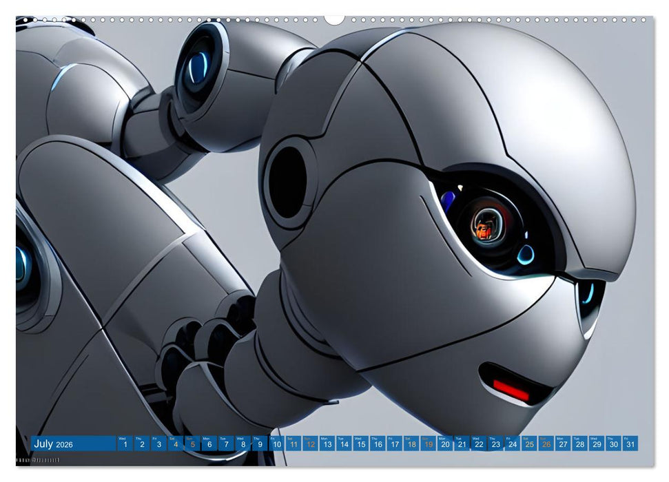 Robots (CALVENDO Premium-Calendar 2026)