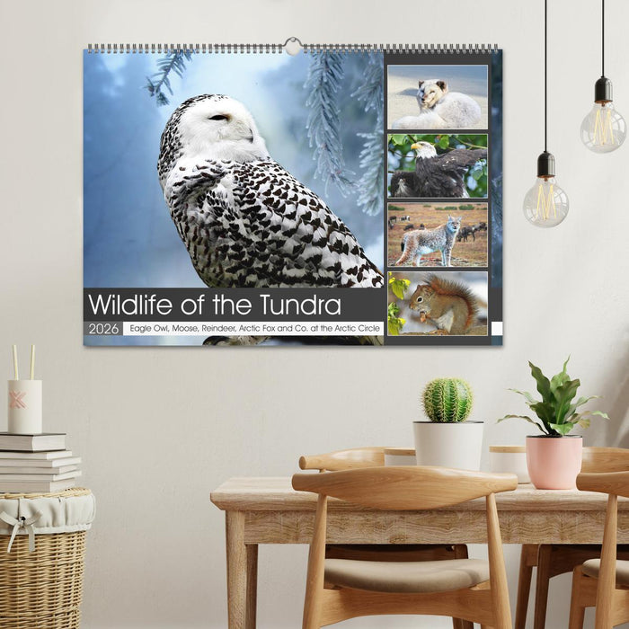 Wildlife of the Tundra (CALVENDO Monthly Calendar 2026)