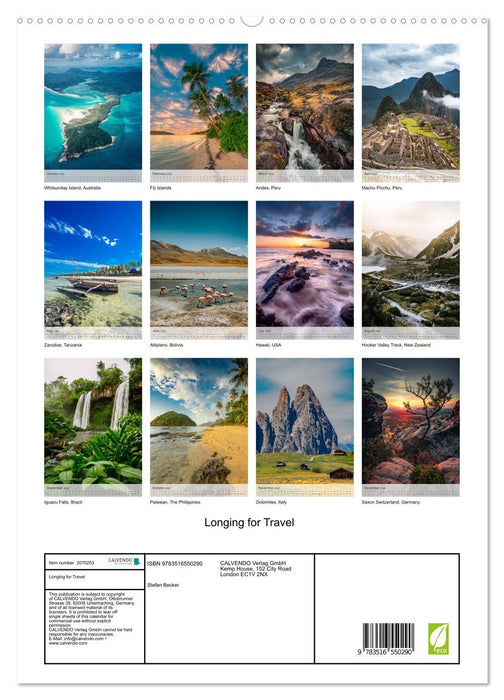 Longing for Travel (CALVENDO Premium-Calendar 2026)