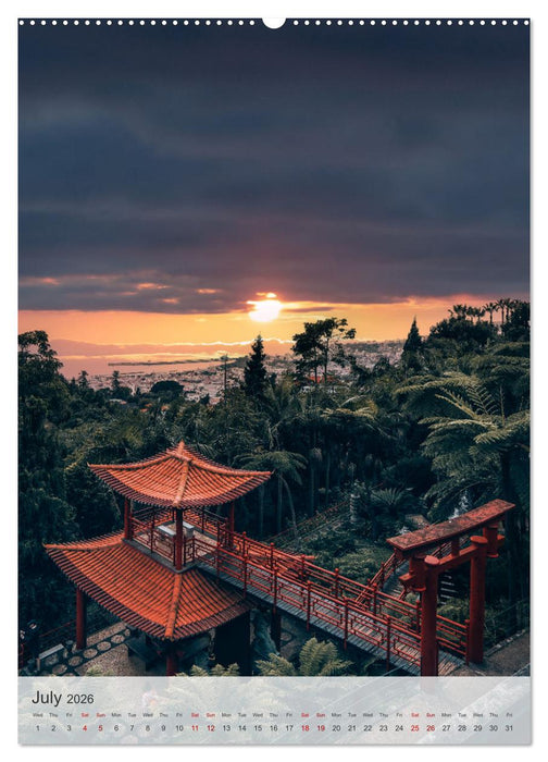 The Flower Island Madeira (CALVENDO Premium-Calendar 2026)