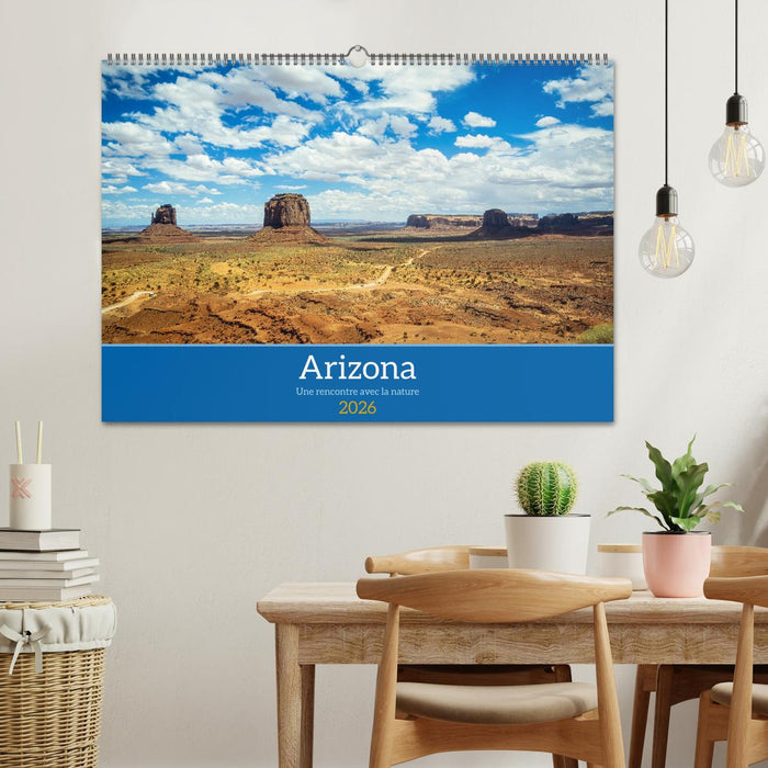 Arizona, une rencontre avec la nature (CALVENDO Calendrier mensuel 2026)