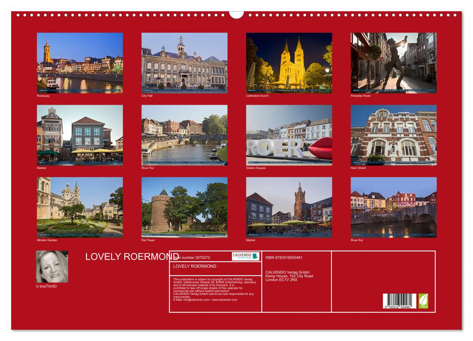 LOVELY ROERMOND (CALVENDO Monthly Calendar 2026)