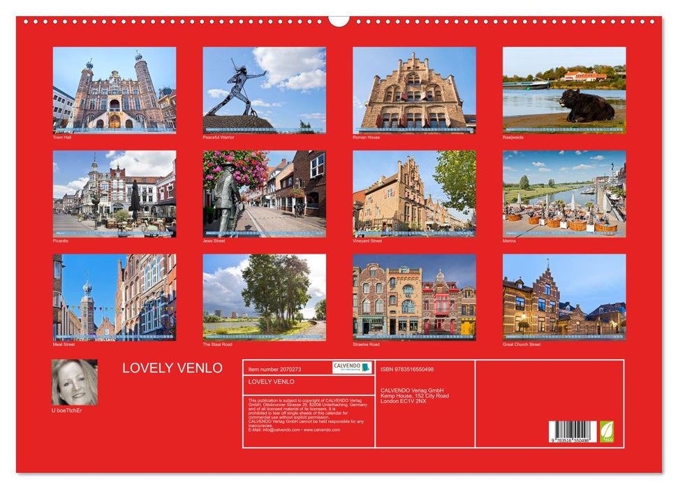 LOVELY VENLO (CALVENDO Monthly Calendar 2026)