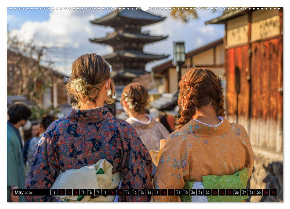 Japan - between tradition and modernity (CALVENDO Monthly Calendar 2026)
