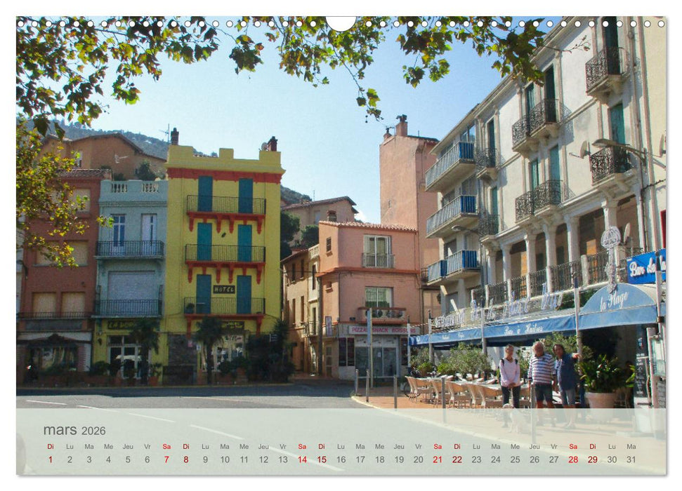 Côte Vermeille entre mer et Pyrénées (CALVENDO Calendrier mensuel 2026)