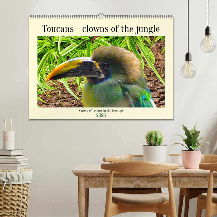 Toucans - clowns of the jungle (CALVENDO Monthly Calendar 2026)