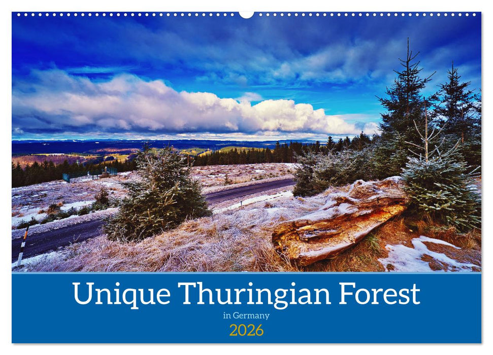 Unique Thuringian Forest (CALVENDO Monthly Calendar 2026)