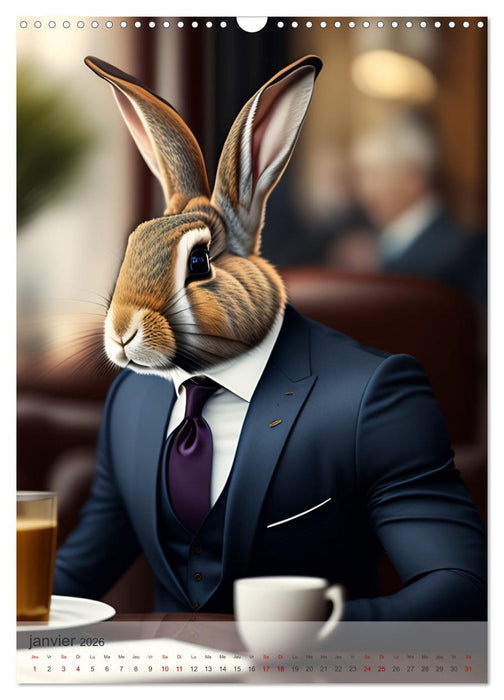 Animaux humanoïdes (CALVENDO Calendrier mensuel 2026)