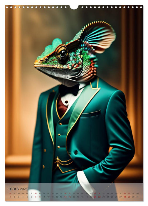 Animaux humanoïdes (CALVENDO Calendrier mensuel 2026)