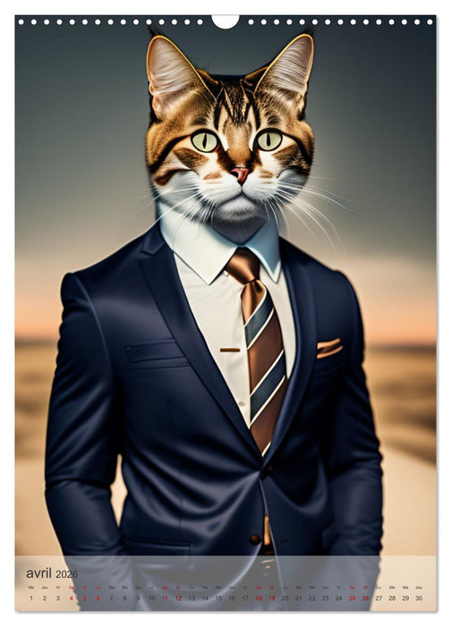 Animaux humanoïdes (CALVENDO Calendrier mensuel 2026)