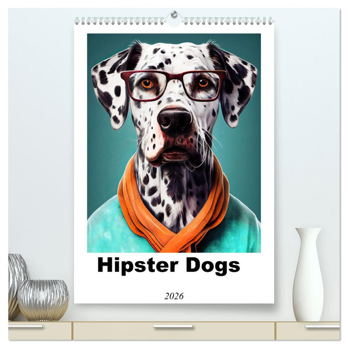 Hipster Dogs (CALVENDO Premium-Calendar 2026)