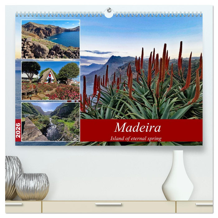 Madeira island of eternal spring (CALVENDO Premium-Calendar 2026)