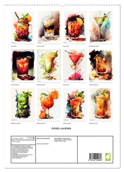 Artistic cocktails (CALVENDO Premium-Calendar 2026)