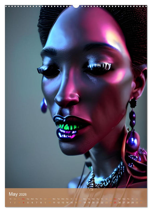 Voodoo Queens (CALVENDO Monthly Calendar 2026)