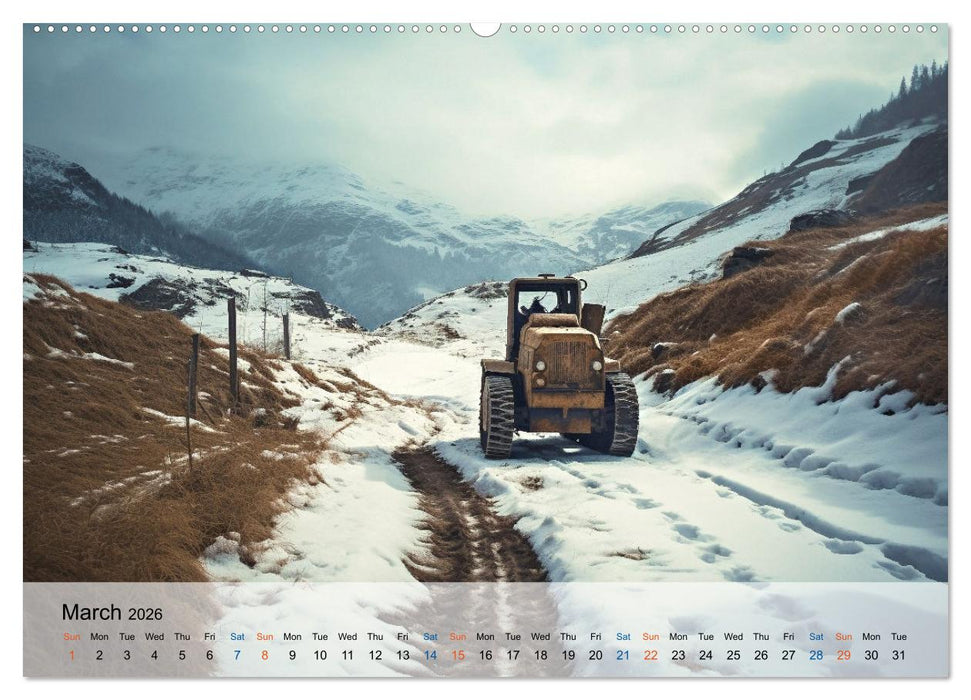 Old machine - nobody's child (CALVENDO Monthly Calendar 2026)