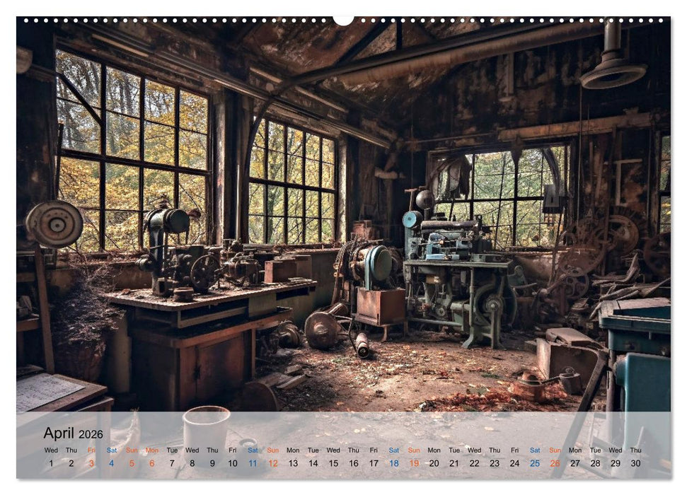 Old machine - nobody's child (CALVENDO Monthly Calendar 2026)