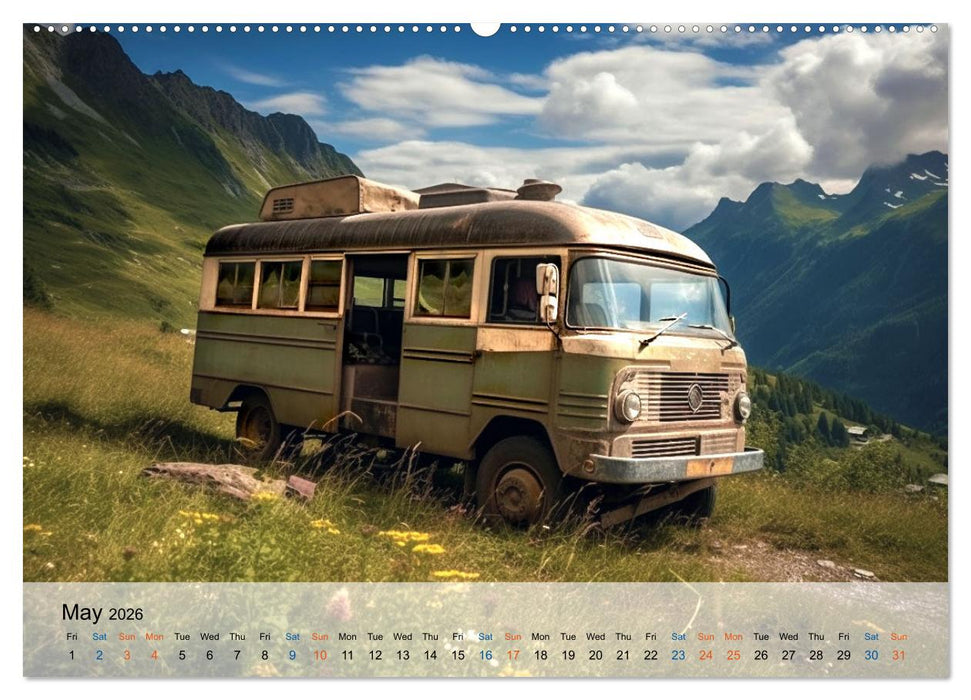 Old machine - nobody's child (CALVENDO Monthly Calendar 2026)