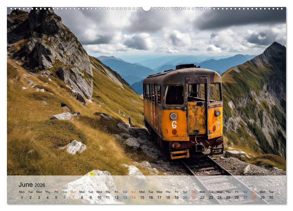 Old machine - nobody's child (CALVENDO Monthly Calendar 2026)