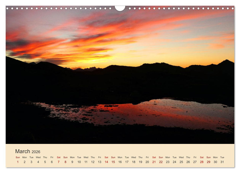 World sunsets (CALVENDO Monthly Calendar 2026)