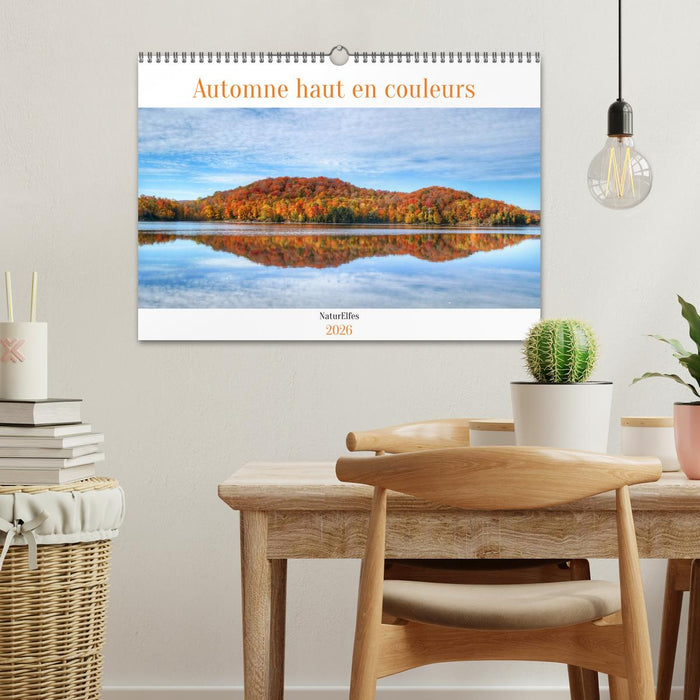Automne haut en couleurs (CALVENDO Calendrier mensuel 2026)