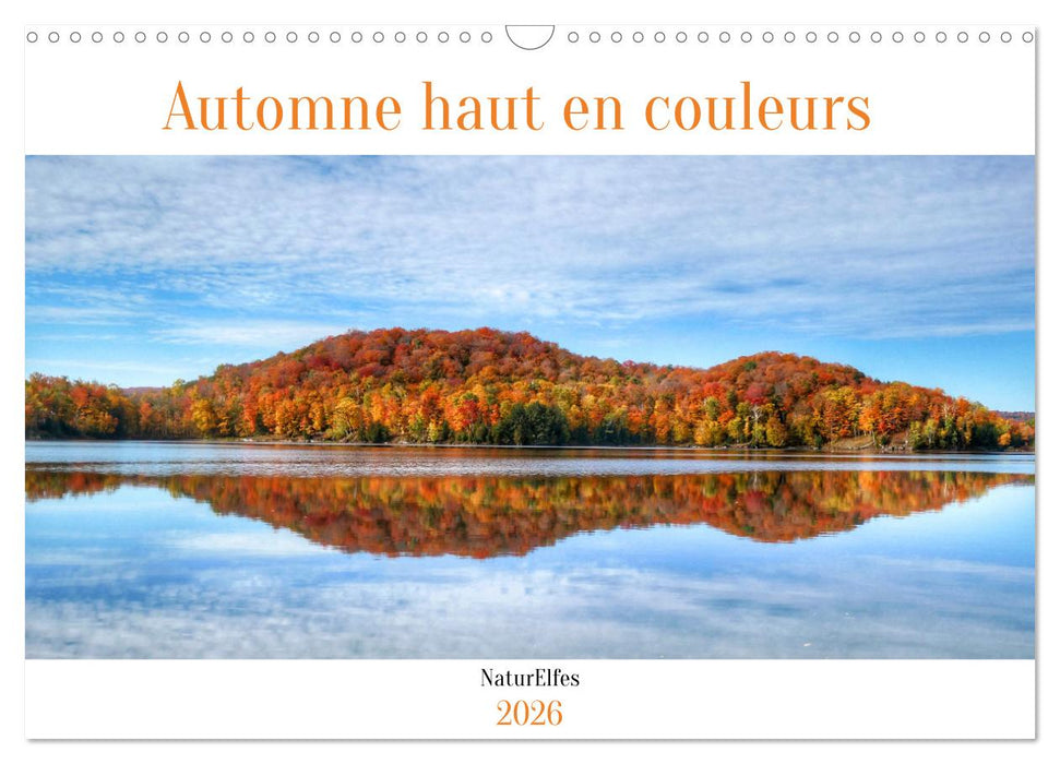 Automne haut en couleurs (CALVENDO Calendrier mensuel 2026)