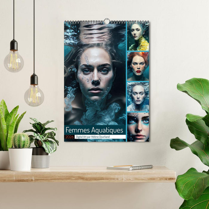 Femmes Aquatiques (CALVENDO Calendrier mensuel 2026)