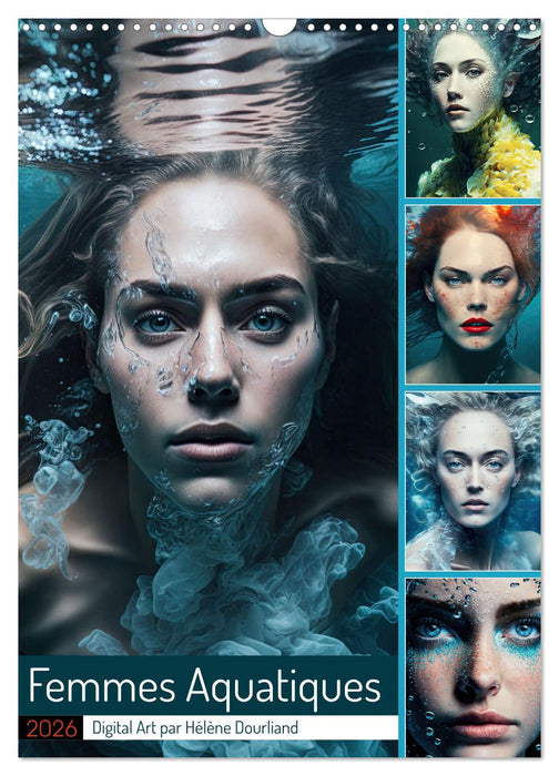 Femmes Aquatiques (CALVENDO Calendrier mensuel 2026)