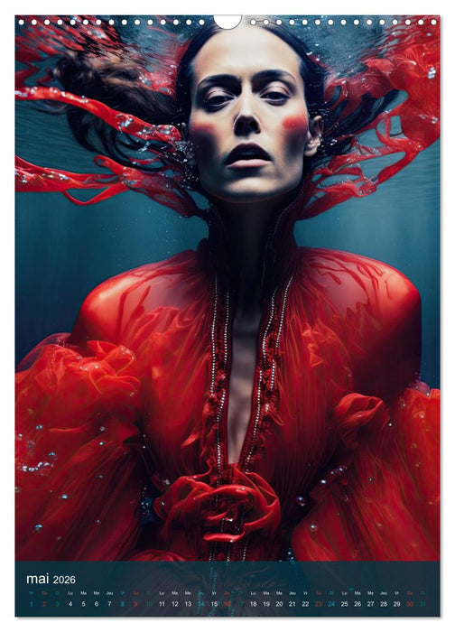 Femmes Aquatiques (CALVENDO Calendrier mensuel 2026)