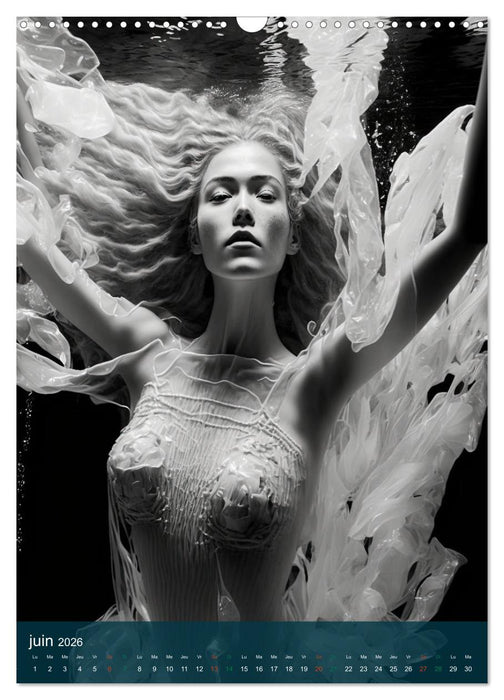 Femmes Aquatiques (CALVENDO Calendrier mensuel 2026)