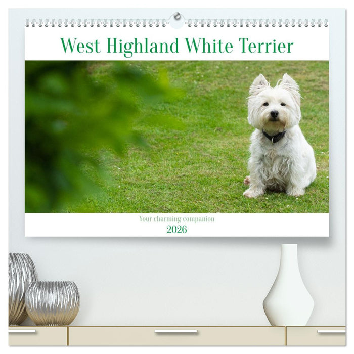 West Highland White Terrier - Your charming companion (CALVENDO Premium-Calendar 2026)