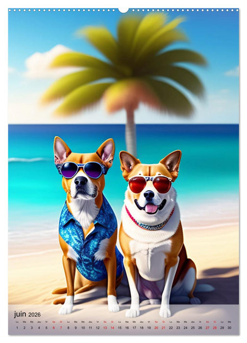 Chiens stylés (CALVENDO Calendrier supérieur 2026)