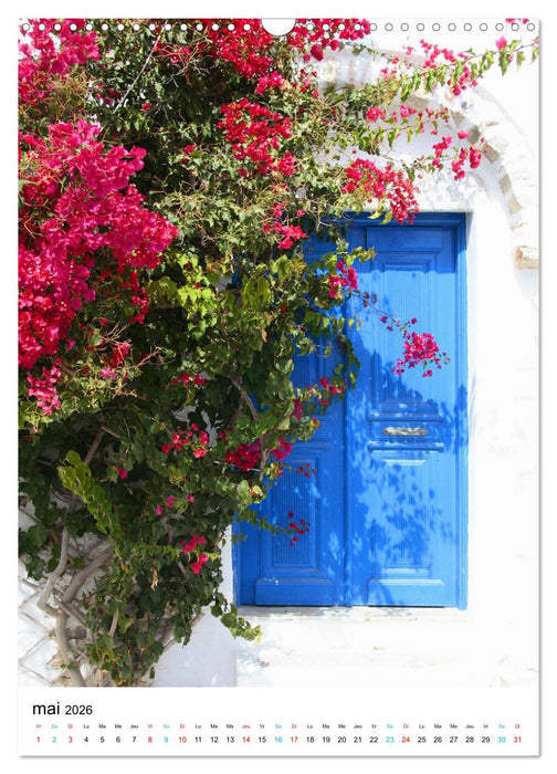 Souvenirs de Grèce (CALVENDO Calendrier mensuel 2026)